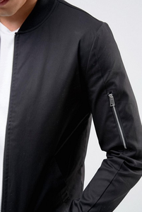 2017 Custom hombres ropa muscle fit bomber <span class=keywords><strong>chaqueta</strong></span> con manga - Product Image 3