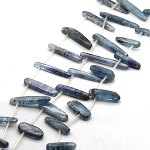 Top Forato Raw Natural Blue Kyanite Branelli Della Pietra Preziosa Point <span class=keywords><strong>Perline</strong></span> Bastone - Product Image 1