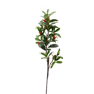 Ramas de olivo artificiales decorativas, rama de flores con flores, venta al por mayor - Product Image 2