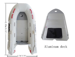 Pesca barato portátil fácil configurar juego de bote inflable con remos de aluminio y bomba de <span class=keywords><strong>aire</strong></span> de alto rendimiento - Product Image 4