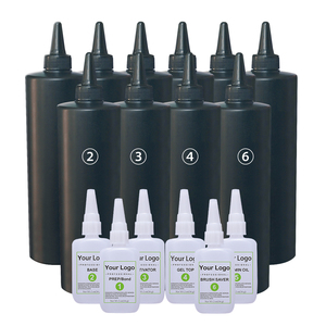 Pegamento líquido para inmersión en polvo de uñas, para manicura, Gel Base/Gel Top/activador/ahorrador de cepillo/enlace, venta al por mayor de fábrica, 1KG - Product Image 3