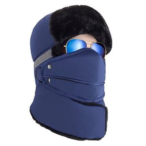 Inverno Antivento Caldo Cappello Trapper Cappello Beanie per Gli Uomini e Le Donne di Sci di Sport Cap Con Paraorecchie Cappello 100% Cappello di Lana Unisex Stampato COMUNE Adulti - Product Image 2