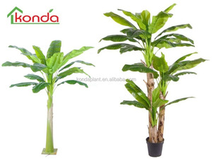 Banana <span class=keywords><strong>bonsai</strong></span> árbol artificial falso árbol de hoja <span class=keywords><strong>perenne</strong></span> plantas ornamentales - Product Image 1