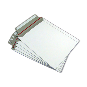 Custom Made C6 Plain White Hard Kraft Cartón Express <span class=keywords><strong>Stay</strong></span> Flat Sobres de cartón Diseño atractivo Bolsas de correo para toallas - Product Image 2