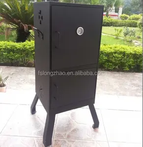 Hot selling high capacity square refrigerator shape barbecue charcoal grill bbq oven