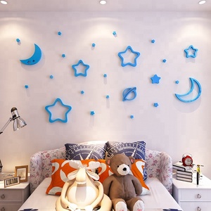 Adesivi Murali 3D con Stelle e Luna, Decorazione per Dormitorio, Adesivi Decorativi per Soffitto e Pareti della <span class=keywords><strong>Camera</strong></span> dei Bambini - Product Image 5