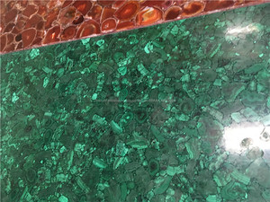 Naturel Semi <span class=keywords><strong>Pierre</strong></span> Précieuse <span class=keywords><strong>Malachite</strong></span> Carreaux de mur Pour Intérieur et Décoration pour <span class=keywords><strong>La</strong></span> Maison - Product Image 6