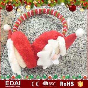 Unique design design Red fabric Santa lug hot Christmas cute headdress - Product Image 6