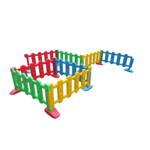 factories directly hot sell safety foldable playpen 8pcs child play fence for play yard