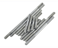 Aisi304 Stainless Steel All Thread Threaded Rod Bar Studs 1/4"-20 X 12"
