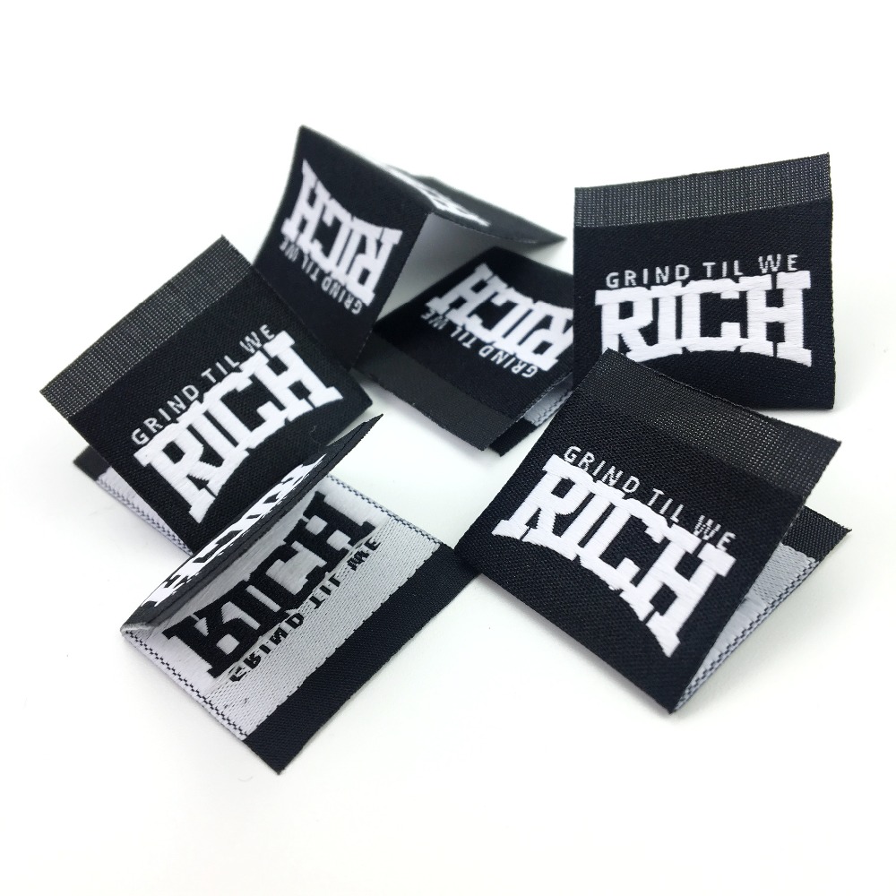 Custom clothing tag labels woven name labels