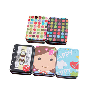 Various patterns 90*65*25mm jewellery sweets waterproof vintage <strong>tea</strong> cake cookies small custom metal <strong>box</strong> - Product Image 2