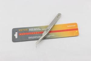Bán Buôn 51-SA <span class=keywords><strong>Micro</strong></span> Fine Pointed Thép Không Gỉ Tweezer, Xiên Góc Nhíp - Product Image 5