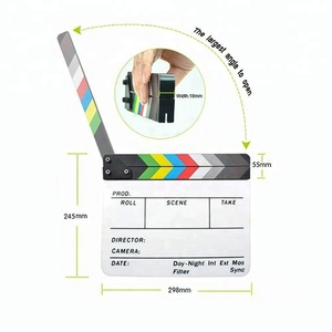 Planche à claquettes en acrylique pour scène de film coupée - Product Image 5
