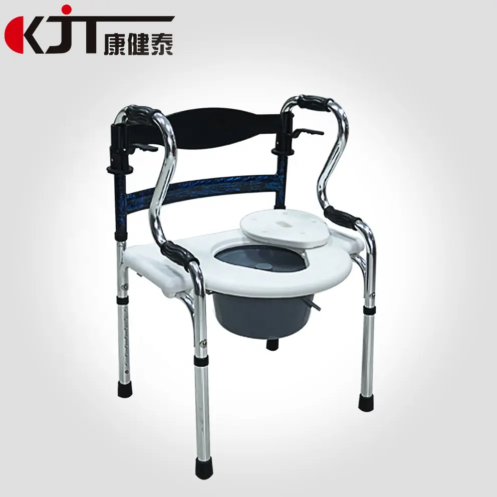 aluminum bath bench walker folding Wholesale Products Toilet Safety Frame Rails Shower chair For Elderly aluminum commode chair