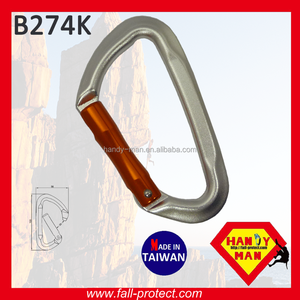 Discount 23KN Safe Straight Gate Climbing Aluminum Carabiner for Outdoor Sports - Product Image 4