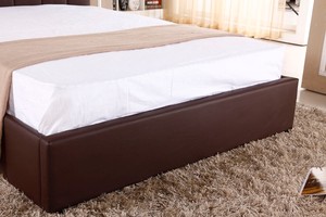 Populaire chinese platform slapen dag lederen dubbele houten bedden - Product Image 6