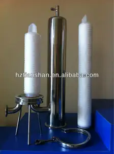 Filter Alkohol/304 316 Wadah Filter Baja Tahan Karat/Mesin Filter Logam untuk Filtrasi Alkohol