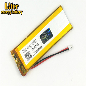 Plug 1,5-2 P <span class=keywords><strong>3</strong></span>,7 V402765 1000 mah factory high quality lithium polymer battery rechargeable Li-Ion's Battery lipo - Product Image 3