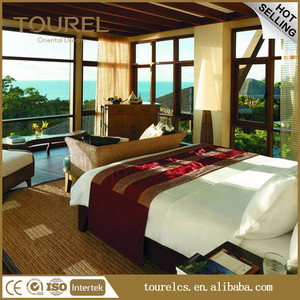 Cina Produttore 250tc 100% Cotone 3 centimetri Raso della Banda biancheria da Letto Foglio Set/raso Della Banda Albergo Bed Corridore - Product Image 2