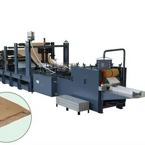 V bottom craft kruidenier vlakke bodem papieren zak making machine prijs in china