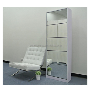 Armario <span class=keywords><strong>Zapatero</strong></span> de madera <span class=keywords><strong>con</strong></span> <span class=keywords><strong>espejo</strong></span> para sala de estar, precio al por mayor del fabricante - Product Image 1