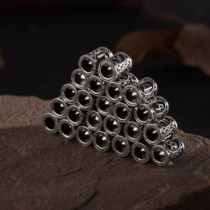 BC0044 Trade assurance-cuentas vintage vikingas, abalorios nórdicos paganos con letras antiguas, cuentas DIY, joyería religiosa - Product Image 6