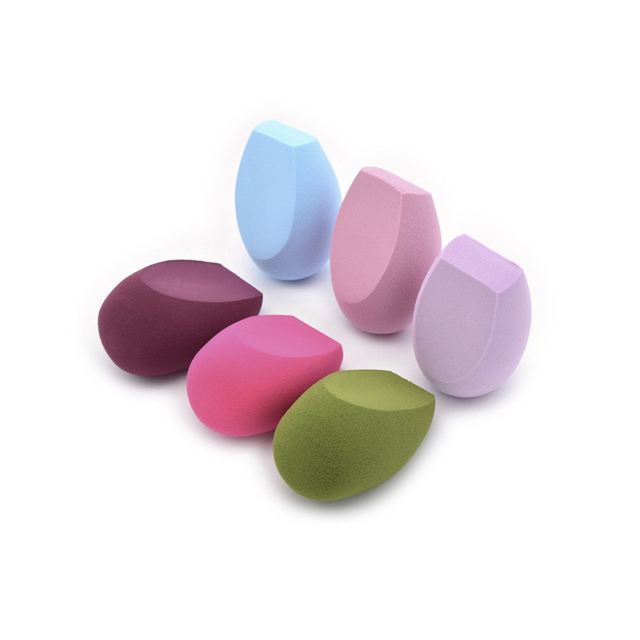 Бесплатный образец OEM, Собственная этикетка, латексная губка для макияжа свободного цвета, блендер, оптовая продажа, косметическая губка для макияжа, спонж для косметического порошка