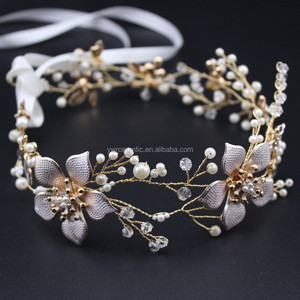 Diadème de mariée romantique et élégant, bandeaux pour femmes - Product Image 1