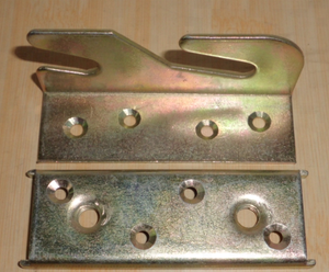 JS-C9 3.5 'लकड़ी के बिस्तर हार्डवेयर फिटिंग हिंज - Product Image 3