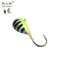 Fournitures d'usine depuis 20 ans, assortiment de leurres de pêche sur glace en tungstène, accessoires de pêche en tungstène pour la pêche sur glace