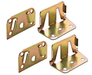 Chinese factories manufacturing custom bed rail stainless steel furniture hardware metal bracket fittings hinge