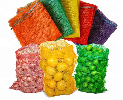 Polypropylene dệt bao bì Rau Trái Cây Khoai Tây hành tây gỗ Leno raschel Lưới Net Sack Túi