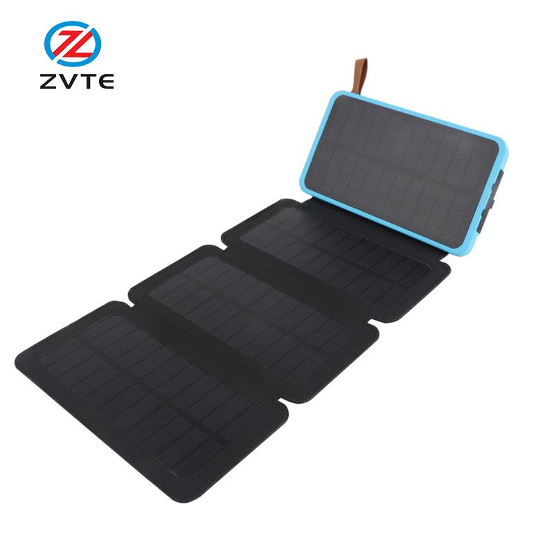 Amazon Ebey Горячая продажа Открытый аварийный солнечный Power Bank Беспроводное зарядное устройство 10000 мАч