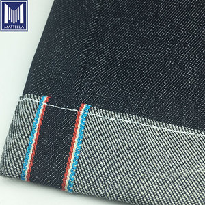 ZL246-3 stock all'ingrosso leggero 11oz twill slub indaco blu 100% cotone grezzo giapponese cimosa donna uomo denim <span class=keywords><strong>jeans</strong></span> <span class=keywords><strong>tessuto</strong></span> - Product Image 6