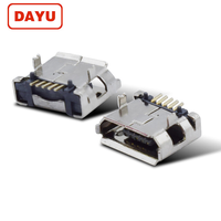 Dayu 5P-conector Micro USB B hembra, conector tipo SMT PCB, muestras gratis