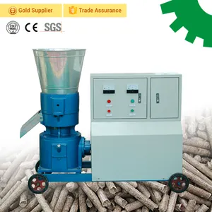 Pequeña escala de fabricación de pellets de aserrín utiliza granulador máquina de fabricación de pellets de madera para la venta
