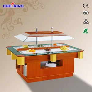 Thực Phẩm Buffet Máy Chủ/Thiết Bị Nhà Hàng Salad Bar Buffet