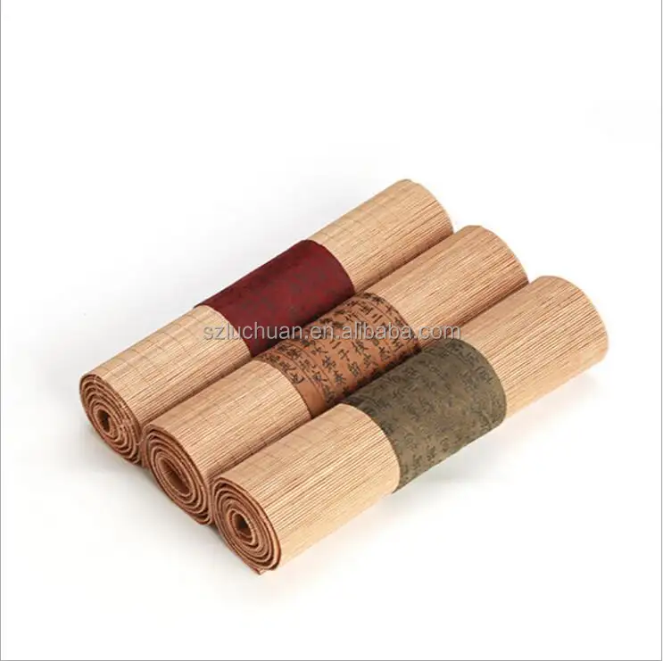Специальная декоративная стильная Толстая настольная дорожка из бамбука на заказ