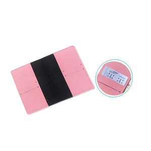 Onafgewerkte Aangepaste <span class=keywords><strong>Diy</strong></span> Paspoortkoffer Met Het Vinden Van Pu Lederen Kaarthouder Met Uw Naam - Product Image 2