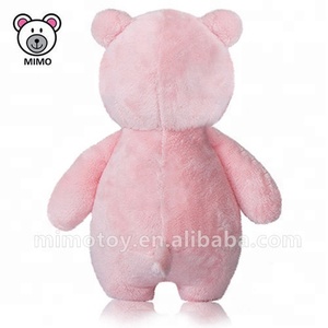 Jouet en peluche hippopotame jaune mignon personnalisé OEM avec nœud papillon, certifié GOTS, vente en gros, pas cher, dessin animé, jouet en peluche pour enfants, jouet en peluche doux, hippopotame - Product Image 3
