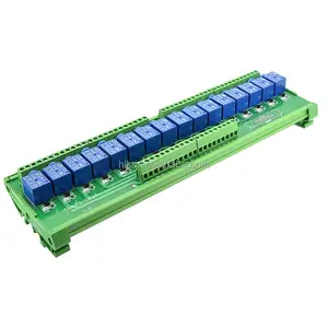 16 kanal 24V 10A Songle Relay Module 16 kanal modul fahrer bord ausgang verstärker bord PLC bord verzögerung SRD-24VDC-SL-C