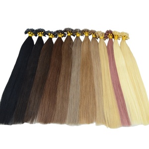 Estensioni dei <span class=keywords><strong>capelli</strong></span> con punta K Pre-incollate a forma di U all'ingrosso AFPELO estensioni dei <span class=keywords><strong>capelli</strong></span> umani reali - Product Image 2