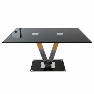 Công Nghiệp Mộc Mạc Cổ Kim Loại Bàn Ăn Set Với 6 Ghế - Product Image 4