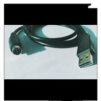 Cable Adaptador USB RS232 a Mini Din de 8 Pines con Chipset FTDI para Impresora, Computadora, Escáner de Código de Barras