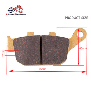 Plaquettes de frein pour moto FA140 pour 06435 KFG J21 / 06435 <span class=keywords><strong>KFK</strong></span> 016 / 06435 KT7 405 / 06435-KV3-405 / 06435-MGZ-501 / MGS D31 - Product Image 2