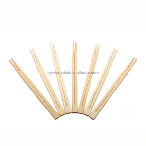 Juego de palillos y cucharas de madera gemelos de bambú desechables personalizados