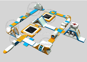 Inflatable island, giant inflatable floating water park with SGS certificate - Product Image 2