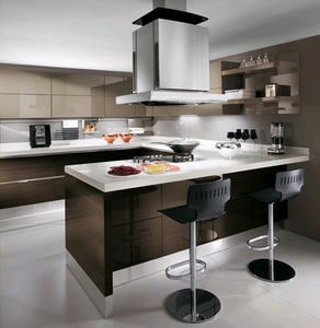 Diseños de Cocinas Modernas Pequeñas Americanas Vermont de Hangzhou 2021 con Isla - Product Image 2