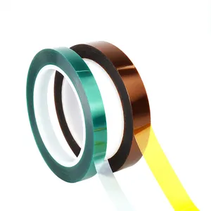 Ruban de film polyimide isolant thermique antistatique pour l'étiquetage de codes à barres et l'utilisation de papier et de films adhésifs